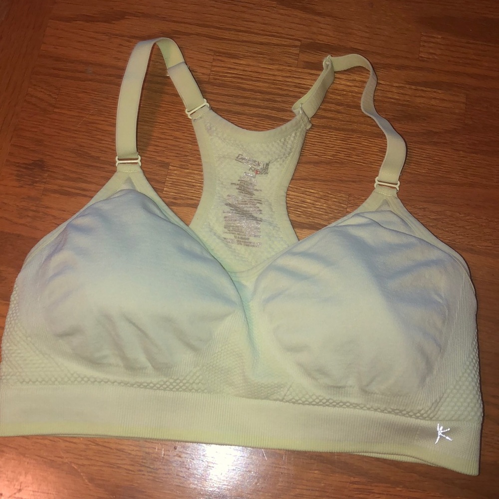 DANSKIN light yellow sports bra